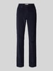 Brax Stoffen broek met 5-pocketmodel, model 'Carola' Marineblauw