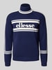 Ellesse Gebreide pullover met opstaande kraag, model 'PELLINI' Donkerblauw