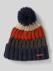 Barts Gebreide muts met pompon, model 'WILHELM' Blauw