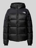 The North Face Donsjack met logostitching, model 'Diablo' Zwart