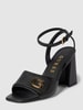 Guess High heels met labeldetail, model 'KERNARA' Zwart