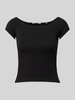 Review T-shirt met ronde hals Zwart