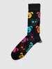 Happy Socks Socken mit Allover-Muster Modell 'Dog' Black