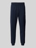 EA7 Emporio Armani Sweatbroek met elastische band Donkerblauw