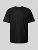 Only & Sons Relaxed fit T-shirt met labeldetail, model 'FRED' Zwart