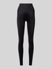 MAGIC Bodyfashion Legging met deelnaden, model 'BAMBOO' Zwart