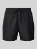 Calvin Klein Underwear Badehose mit Label-Print Black