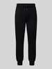 Christian Berg Men Regular Fit Sweatpants mit Eingrifftaschen Black