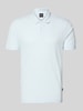 BOSS koszulka polo o kroju regular fit z mieszanki bawełny model 'PARLAY 240' Błękitny