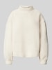 Jake*s Casual Sweatshirt mit Stehkragen Ecru