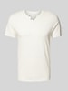 Jack & Jones T-Shirt mit V-Ausschnitt Weiss