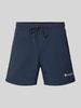 CHAMPION Regular fit zwembroek met labelstitching Marineblauw
