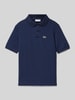 Lacoste Poloshirt mit Label-Stitching Marine