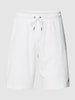 Polo Ralph Lauren Sweatshorts mit Allover-Muster Modell 'ATHLETIC' Weiß
