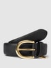 Lauren Ralph Lauren Riem van runderleer met labeldetail Zwart