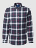 Jack & Jones Freizeithemd mit Tartan-Karo Modell 'JOSHUA' Dunkelblau