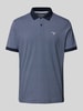 Barbour Regular Fit Poloshirt mit Label-Stitching Modell 'Shell' Marine