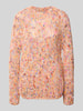 Rich & Royal Regular fit pullover met scheerwol in tricotlook Oranje