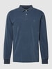 Marc O'Polo Longsleeve mit Polokragen Dunkelblau