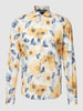 JOOP! Collection Slim fit vrijetijdsoverhemd met all-over print Geel