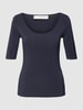 MaxMara Leisure T-shirt met ronde hals, model 'UBALDO' Marineblauw