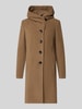 Milo Coats Mantel aus Schurwoll-Mix mit Kaschmir-Anteil Modell 'Bella' Taupe