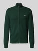 Gant Strickjacke mit Strukturmuster Dunkelgruen
