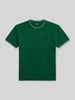 Polo Ralph Lauren Koszulka T-shirt z mieszanki bawełny w kroju regular fit z kontrastowymi paskami Zielony