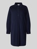 s.Oliver RED LABEL Relaxed Fit Cordkleid aus Baumwoll-Viskose-Mix Marine