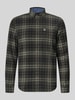 Superdry Regular Fit Freizeithemd aus reiner Baumwolle Oliv