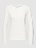 Montego Longsleeve met ronde hals Offwhite