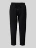 Christian Berg Woman Sweatpants mit Paspeltaschen am Gesäß Black