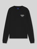 HUGO Blue Regular fit sweatshirt van zuivere katoen model 'Nespon' BLACK