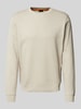 BOSS Orange Sweatshirt mit Label-Stitching Modell 'Westart' Sand