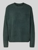 Vero Moda Relaxed Fit Pullover mit Woll-Anteil Modell 'BOOM' Dunkelgruen