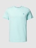 Calvin Klein Jeans T-Shirt mit Label-Stitching Aqua