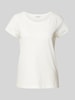 Tom Tailor Regular Fit T-Shirt aus reiner Baumwolle Offwhite