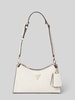 Guess Handtas met labeldetail, model 'CRESIDIA' Offwhite