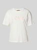 Smith and Soul T-Shirt mit Label-Stitching Weiss