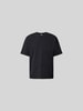 WON HUNDRED T-Shirt mit Label-Stickerei Black