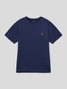 Polo Ralph Lauren Teens T-Shirt mit Logo-Stitching Marine