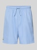 Lacoste Sport Relaxed Fit Sport-Shorts mit Logo-Stitching Rauchblau