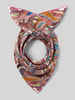 Codello Zijden sjaal met all-over paisleyprint Felroze