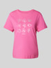 Tom Tailor T-Shirt mit Rundhalsausschnitt Pink