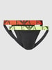 Emporio Armani Jockstrap mit Logo-Bund im 2er-Pack Black