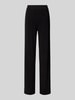 Guess Wide leg stoffen broek met labelapplicatie, model 'ELSA' Zwart