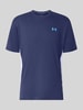 Under Armour Regular fit sport-t-shirt met labelprint Marineblauw