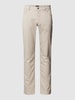 Christian Berg Men Spodnie materiałowe o kroju regular fit z 5 kieszeniami Jasnobrązowy