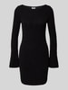 Noisy May Minikleid mit Trompetenärmeln Modell 'GILLY' Black