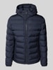 Strellson Steppjacke mit Kapuze Modell 'MODICA FUSED' Marine